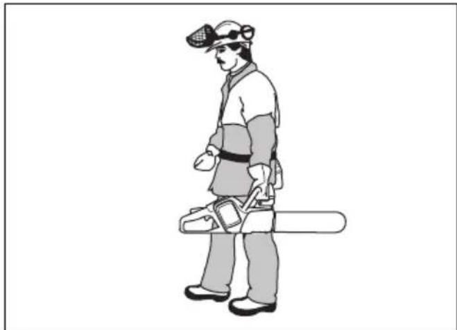 HUSQVARNA 120i - Freno deadena con proteccion contra reculadas - 6