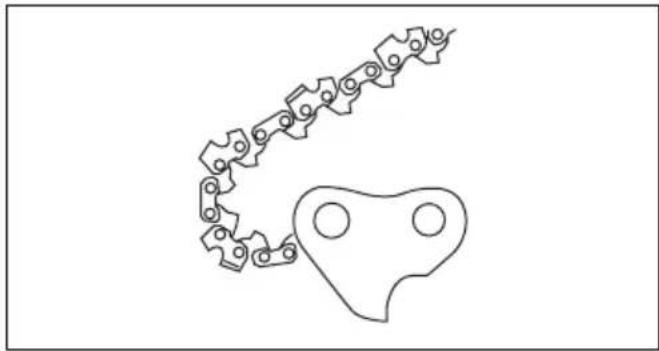 HUSQVARNA 120i - Information about the guide bar and saw chain - 4