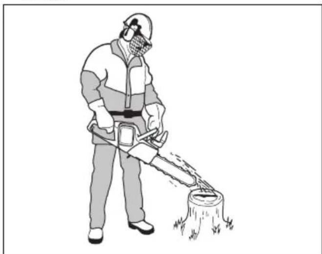 HUSQVARNA 120i - Controllo della lubrificazione della catena - 1