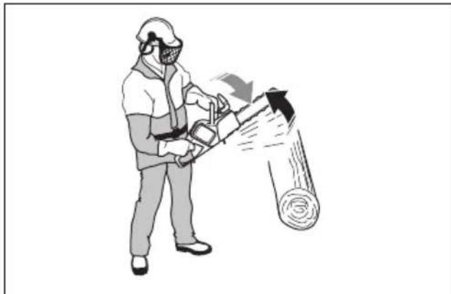 HUSQVARNA 120i - Takapotkusuojuksella varustetu ketjujarru - 5