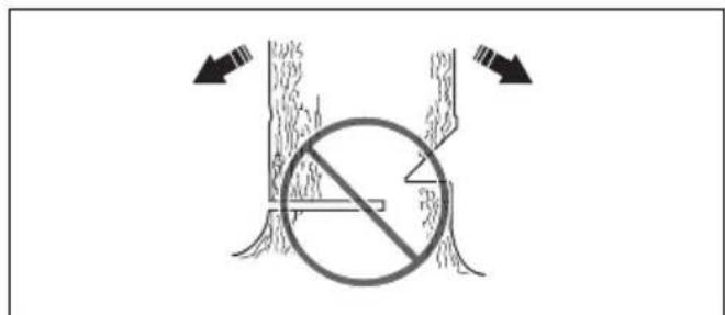 HUSQVARNA 120i - Kaatosahauksen tekeminen - 5