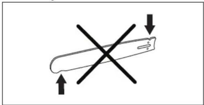 HUSQVARNA 120i - Verificar a lamina-guia - 5