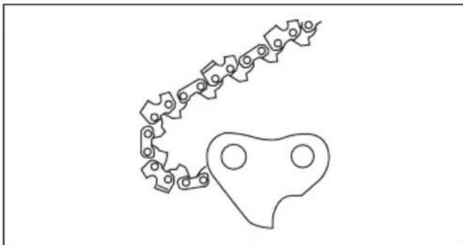 HUSQVARNA 120i - Informatie over de geleider en zaagketting - 4