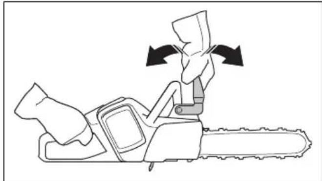 HUSQVARNA 120i - De terugslagbeveiling controeren - 2