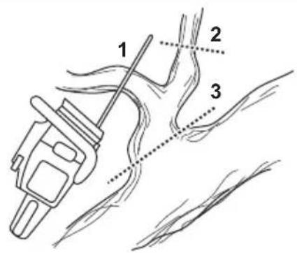 HUSQVARNA 120i - Uso de la的技术ica de desramado - 2
