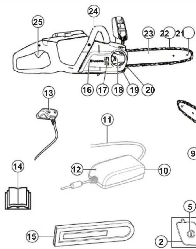 HUSQVARNA 120i - Illustrazione del prodotto - 1