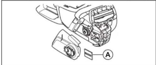 HUSQVARNA 120i - To assemble the guide bar and saw chain - 3