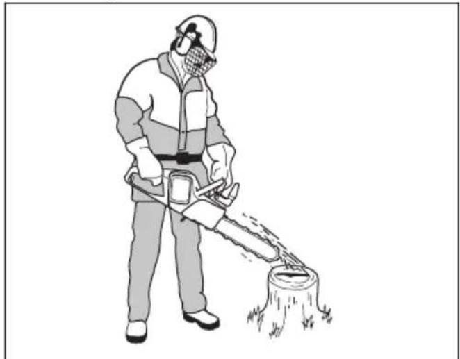 HUSQVARNA 120i - Teräketjuvoitelun tarkistaminen - 1