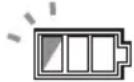 MAKITA DUB362PT2 - Indicação da capacidade restante da bateria (Fig. 3) - 5