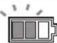 MAKITA DUB362PT2 - Indicazione della capacità restante della batteria (Fig. 3) - 3