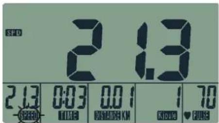 KETTLER Nova M - vitesse (km/h) - 1