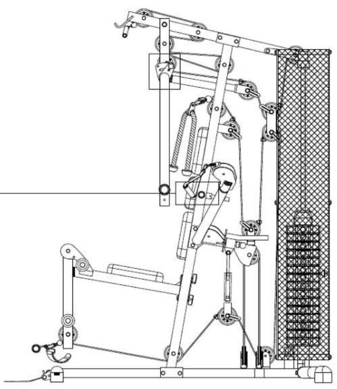 KETTLER Multigym Plus - Remarque relative à la gestion des déchets - 89