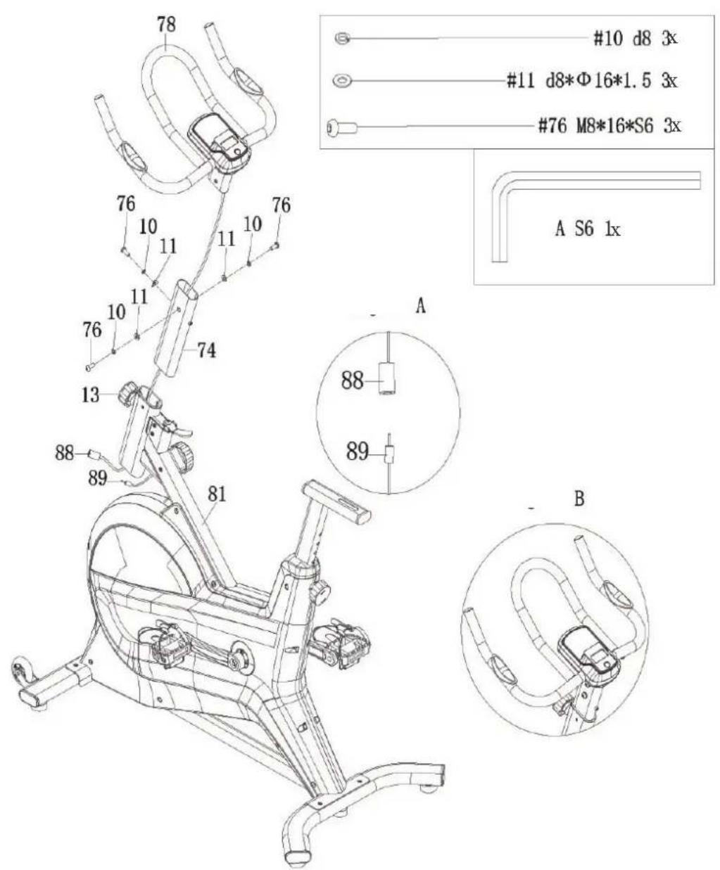Duke Fitness SC40 - ATTENTION - 1