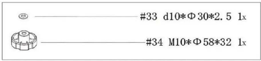 Duke Fitness SC40 - Étape 3: montage de la selle - 1