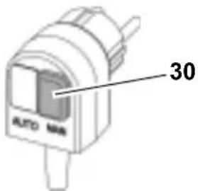 METABO TPS 16000 S Combi - Setting the suction strainer in the 'Up' position (only for pumping clean water) - 2