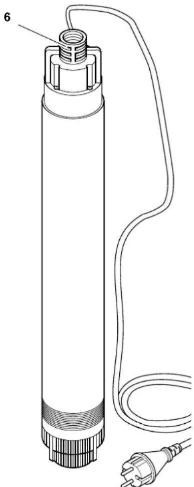 METABO TBP 5000 M - Discharge Hose Connection - 1
