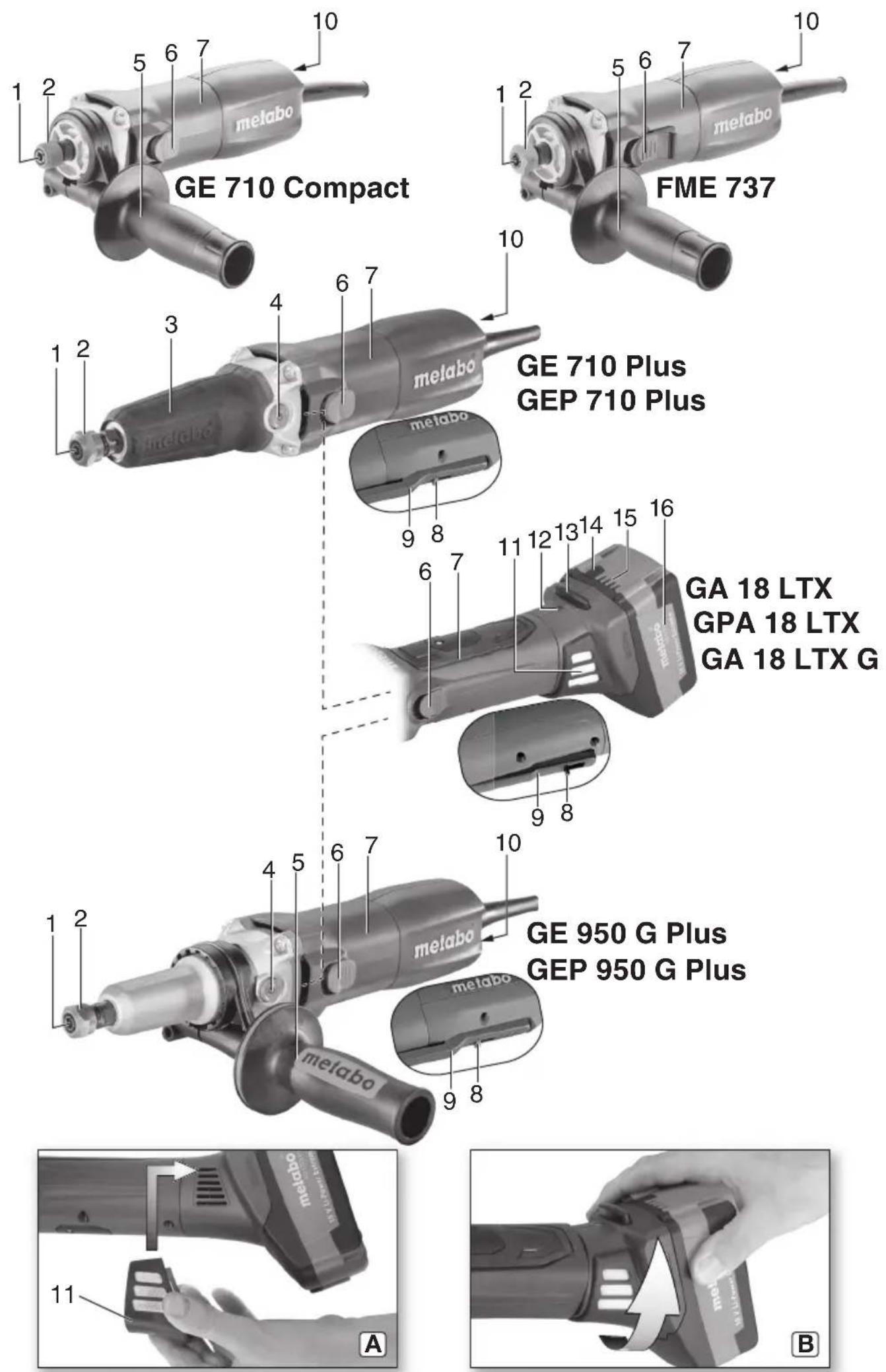 METABO FME 737 - 3