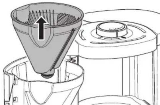 MELITTA LOOK Perfection - Removing the filter insert - 2