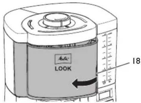 MELITTA LOOK Perfection - Extraction du support-filtre - 1