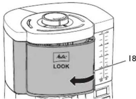 MELITTA LOOK Perfection - Removing the filter insert - 1