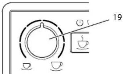 MELITTA Avanza series 600 - Impostazione della quantità di caffè - 1