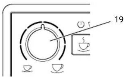 MELITTA Avanza series 600 - Koffiehoeveelheid instellen - 1