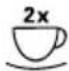 MELITTA Avanza series 600 - Rysunek panelu obsługi - 3