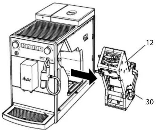 MELITTA Avanza series 600 - Pulizia dell'unità bollitore - 1