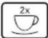 MELITTA Avanza series 600 - Oversigt over betjeningsfeltet - 10