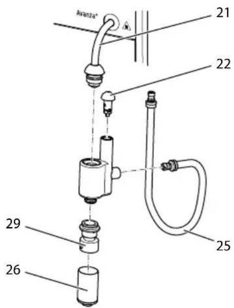 MELITTA Avanza series 600 - Pulizia del cappuccinatore - 1