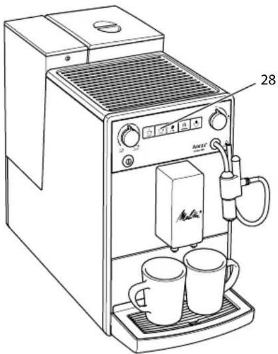 MELITTA Avanza series 600 - Tilberedning af to kaffedrikke samtidigt - 1