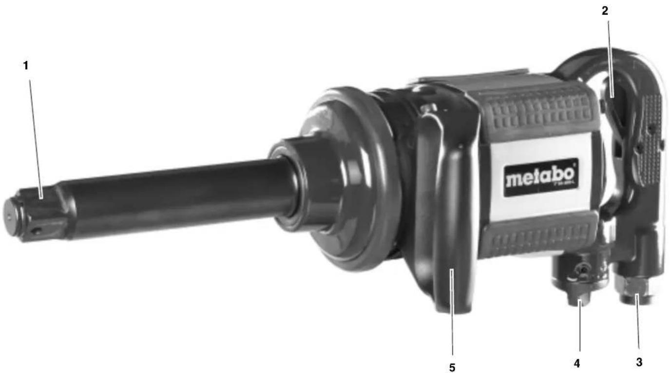 METABO SR 4900 L - Overzicht van het apparaat - Leveringsomvang - 1