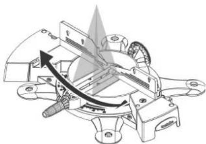 METABO KS 254 Plus - Nastavitev laserja za prirezovanje - 3