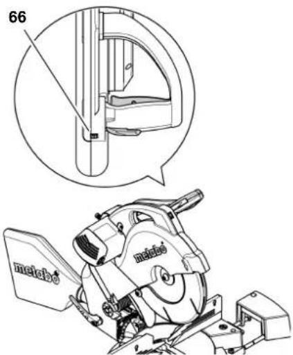 METABO KS 254 Plus - Uporaba laserja za prirezovanje - 1