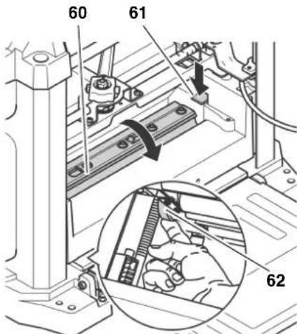 METABO DH 330 - Tournier l'arbre porte-fers dans la position adequate - 1