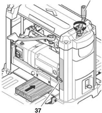 METABO DH 330 - Height adjustment - 1