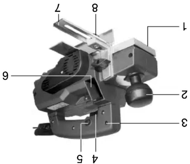 METABO HO 0882 - Setting the planing depth - 1