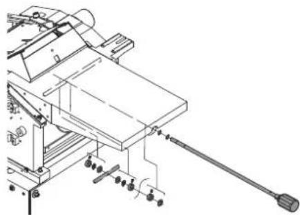 METABO HC 260 C - Montage des pieds - 4