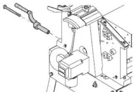 METABO HC 260 C - Montering af hjdeind-stilleren til tykkelsensbordet - 1