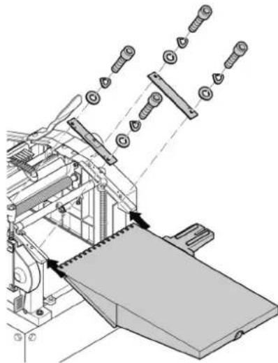 METABO HC 260 C - Mounting the infeed table - 1