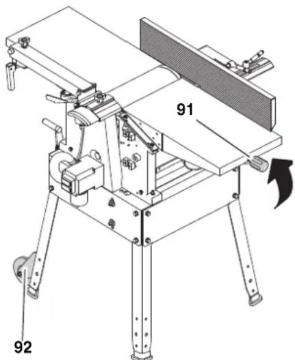 METABO HC 260 C - Trasporto della macchina - 1