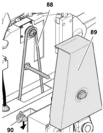 METABO HC 260 C - Hauptantriebsriemenspannen - 1