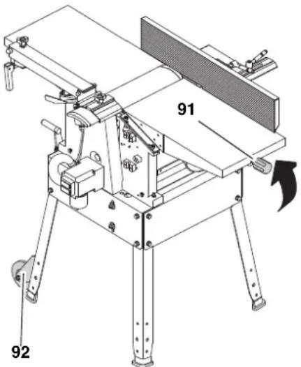 METABO HC 260 C - Mεταφορά του μηχανήματος - 1