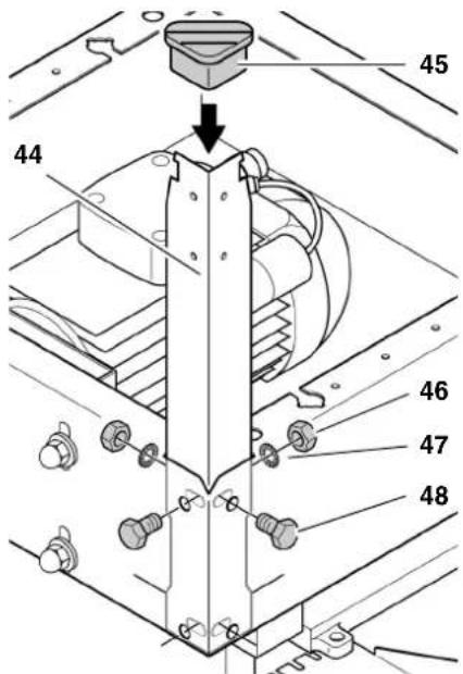 METABO HC 260 C - Leg installation - 1