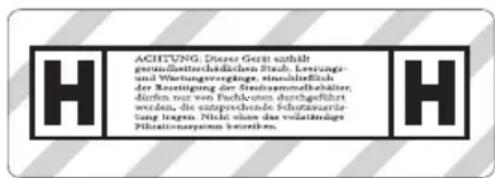 METABO ASA 30 L PC Inox - Ειδικές υποδείξεις ασφαλείας για ASA 30 H PC: - 1