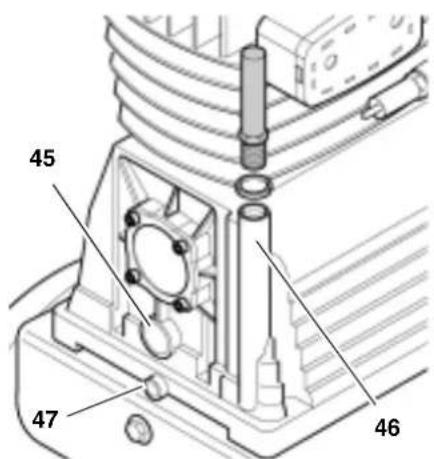 METABO MEGA 600 D - Toutes les 50 heures de fonctionnement - 2