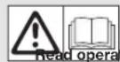 GARDENA HandyMower 2218V P4A - Symbols on the product: - 1