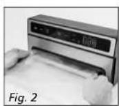 Solis VertiVac 5704 - WELDING A BAG FROM VACUUM FILM: MANUAL SEAL FUNCTION (E) - 2