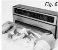 Solis VertiVac 5704 - MISE SOUS VIDE ET SOUDAGE AUTOMATIQUE DU SACHET : PROGRAMME VACUUM & SEAL (C) - 2