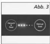 Solis VertiVac 5704 - EINEN BEUTEL AUS EINER VAKUUMIERFOLIE SCHWEISSEN: FUNKTION MANUAL SEAL (E) - 3